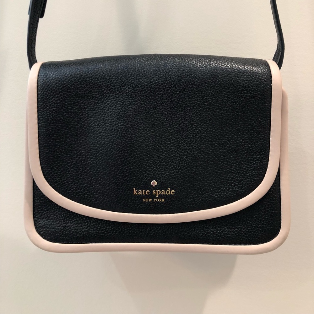 Kate Spade Black and Pink Crossbody Purse